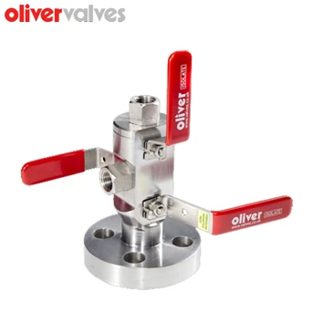 oliver double block and bleed valve