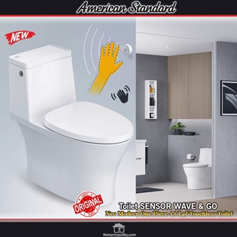 American Standard neo modern kloset toilet sensor touchless wave go