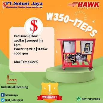 hawk high pressure pump w350-17eps | 350bar 17lpm