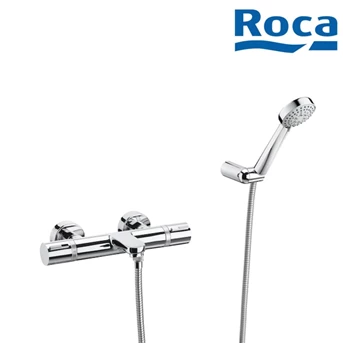 roca t-1000 - wall-mounted thermostatic bath-shower mixer-1