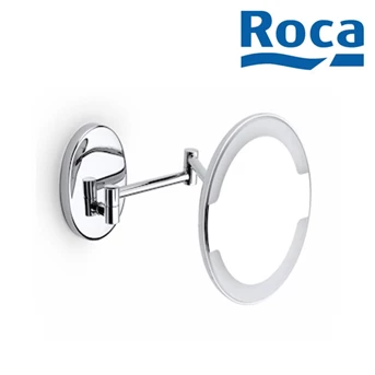 roca hotels 2.0 - wall-hung magnifying mirror with light-1