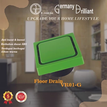 Germany Brilliant Floor Drain Saringan Air Warna-Warni