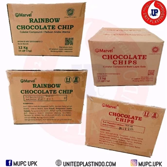 marvel chocolate chip 3 kg / choco chip / rainbow chip-1
