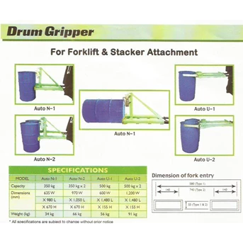 drum gripper untuk drum plastik type u-1