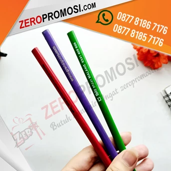 pensil segitiga kayu warna logo - produk ramah lingkungan lainnya-4
