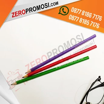 Pensil Segitiga Kayu Warna Logo - Produk Ramah Lingkungan Lainnya