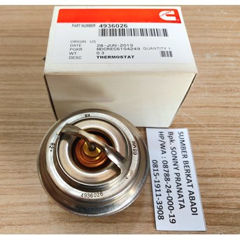 CUMMINS 4936026 THERMOSTAT DIESEL ENGINE 6CT ISLE 6CT8.3 ISC QSC QSL