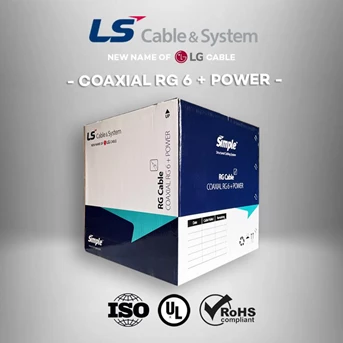 Kabel Tembaga LS COAXIAL RG 6 + Power