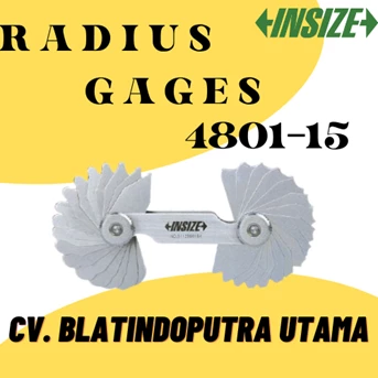 insize radius gages type 4801-15-1
