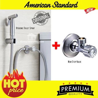 American Standard semprotan kloset + new stop valve harga promo