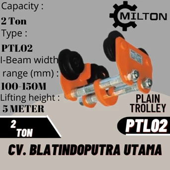 plain trolley / manual troli kapasitas 2 ton-2