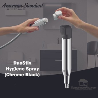 American Standard DuoSTIX Hyigene Spray CHROME&BLACK semprotan kloset