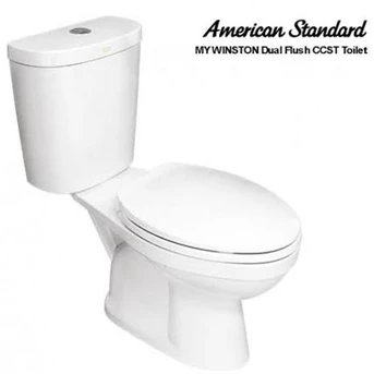 American Standard Closet My Winston dual flush + Slimsmart washer 3