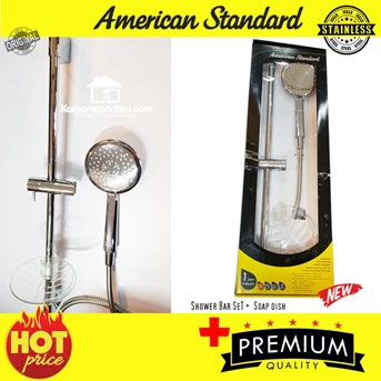 american standard shower slide bar tiang tempat sabun 3 spray-2
