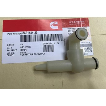 CUMMINS 3401484 OIL SUPPLY CONNECTION 3883560 3882588 3882587 3401483