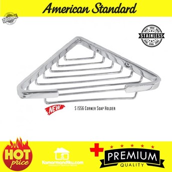 american standard corner soap holder tempat sabun sudut full stainless-1