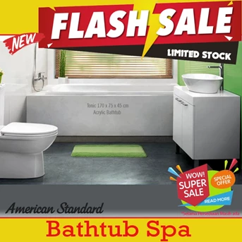 premium bathtub spa american standard tonic 170 cm acrylic-1
