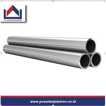 pipa stainless 304 3/4 inch sch 20 x 6 mtr seamless