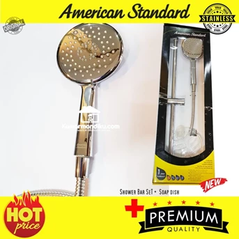 american standard shower bar with soap dish cocok untuk semua keran-2