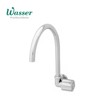 wasser sanitary fitting tb 040 lever tall swing spout cold tap wall-2