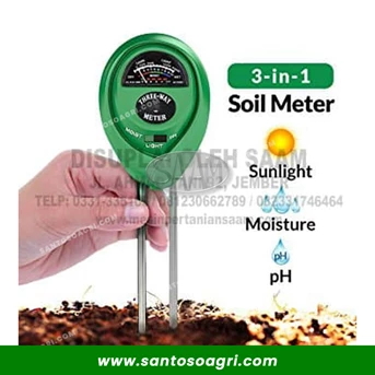 soil tester 3 in 1 ph moisture light alat ukur ph tanah-1