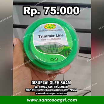 trimmer line / senar pemotong rumput ( 15 meter )
