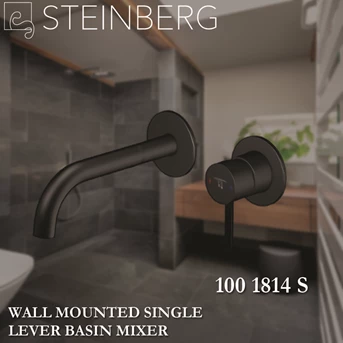 STEINBERG 100 1814 S WALL MOUNTED SINGLE LEVER BASIN MIXER