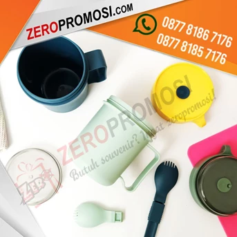 merchandise alat makan cup food jar mug promosi wilton 500ml-6