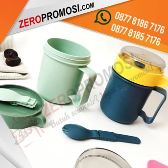 merchandise alat makan cup food jar mug promosi wilton 500ml-4