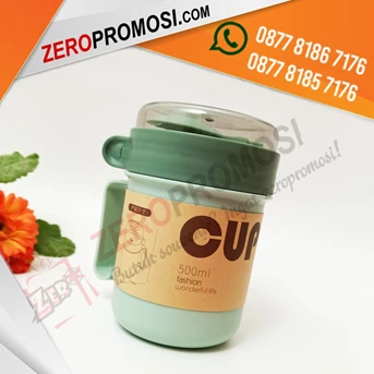 merchandise alat makan cup food jar mug promosi wilton 500ml-5