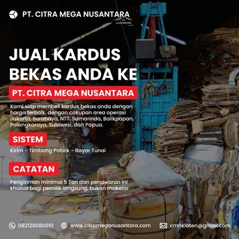 Kardus Bekas ke PT. Citra Mega Nusantara