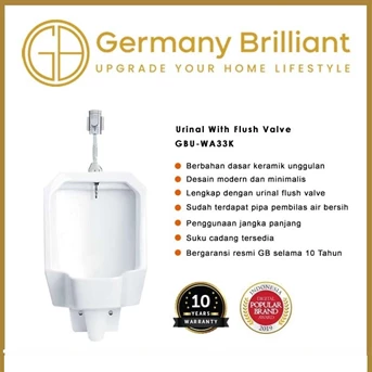 germany brilliant urinal gbuwa33k-4