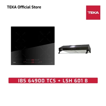 Teka Induction Hob IBS 64900 Paket Slim Hood Lsh 601 Black