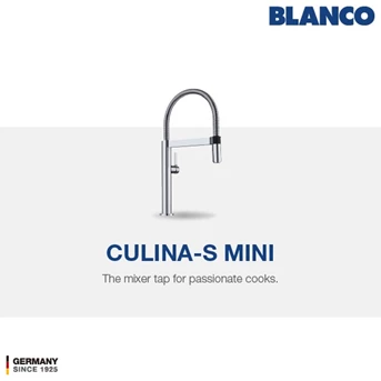 BLANCO Culina-S Mini Chrome - Mixer Tap/Kran Air Dapur