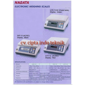 timbangan digital nagata type fat series-6