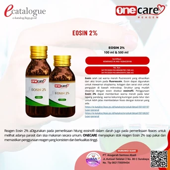 onecare reagen eosin 2% 1 x 100 ml