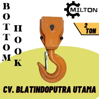 milton bottom hook hoist cap. 2 ton-1