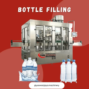 Automatic Washing Filling Capping Bottle Mesin filling