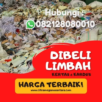 kirim limbah kertas dan kardus pabrik peleburan kertas indonesia-1