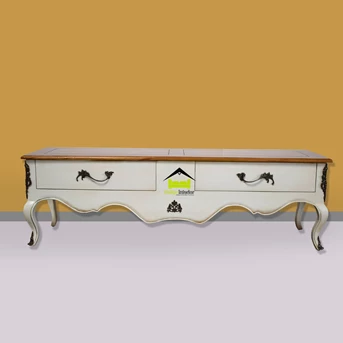 meja tv terlaris warna klasik mewah elegant diro kerajinan kayu