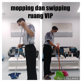 Office Boy/Girl moping dan sweeping ruangan vip 21/10/2022
