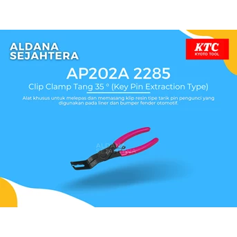 AP202A 2285 Clip Clamp Tang 35 ° (Key Pin Extraction Type)