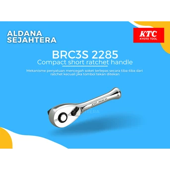 BRC3S 2285 Compact short ratchet handle