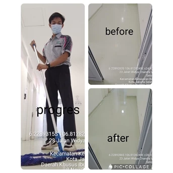 office boy/girl sweeping moping lorong pantry 08 november 2022