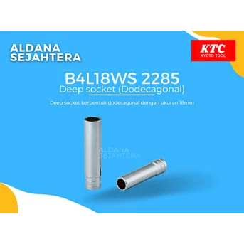 B4L18WS 2285 Deep socket (Dodecagonal)