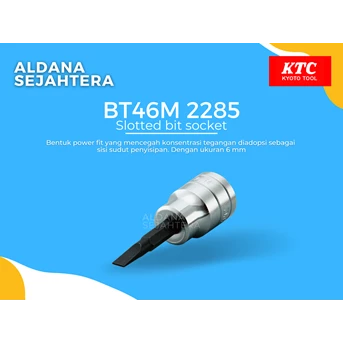 BT46M 2285 Slotted bit socket