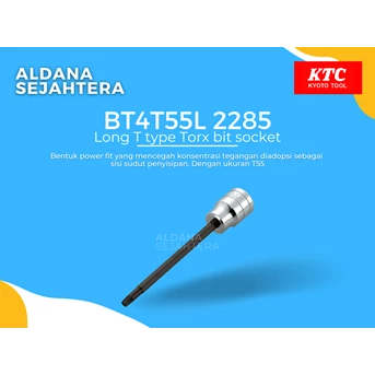 BT4T55L 2285 Long T type Torx bit socket
