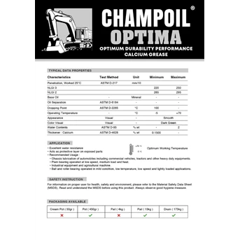 champoil optima pelumas minyak gemuk stempet chassis grease green-15kg-1