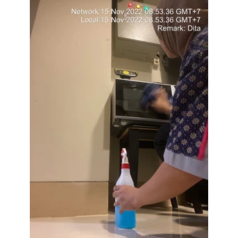 office boy/girl dusting microwave di vibe yoga studio 15/11/2022