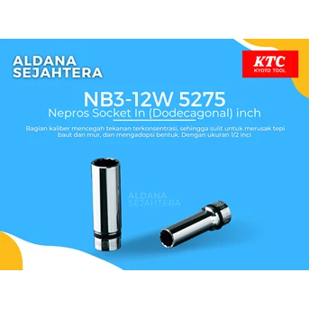nb3-12w 5275 nepros socket in (dodecagonal) inch